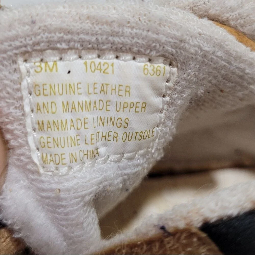 Timberland Size 3 Months Tan and Cream Kids Booties Boots Shoes